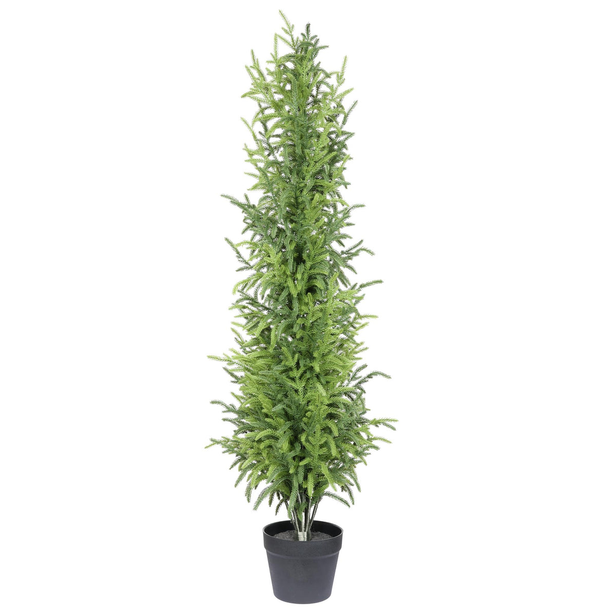48" Artificial Pine Tree in Black Pot