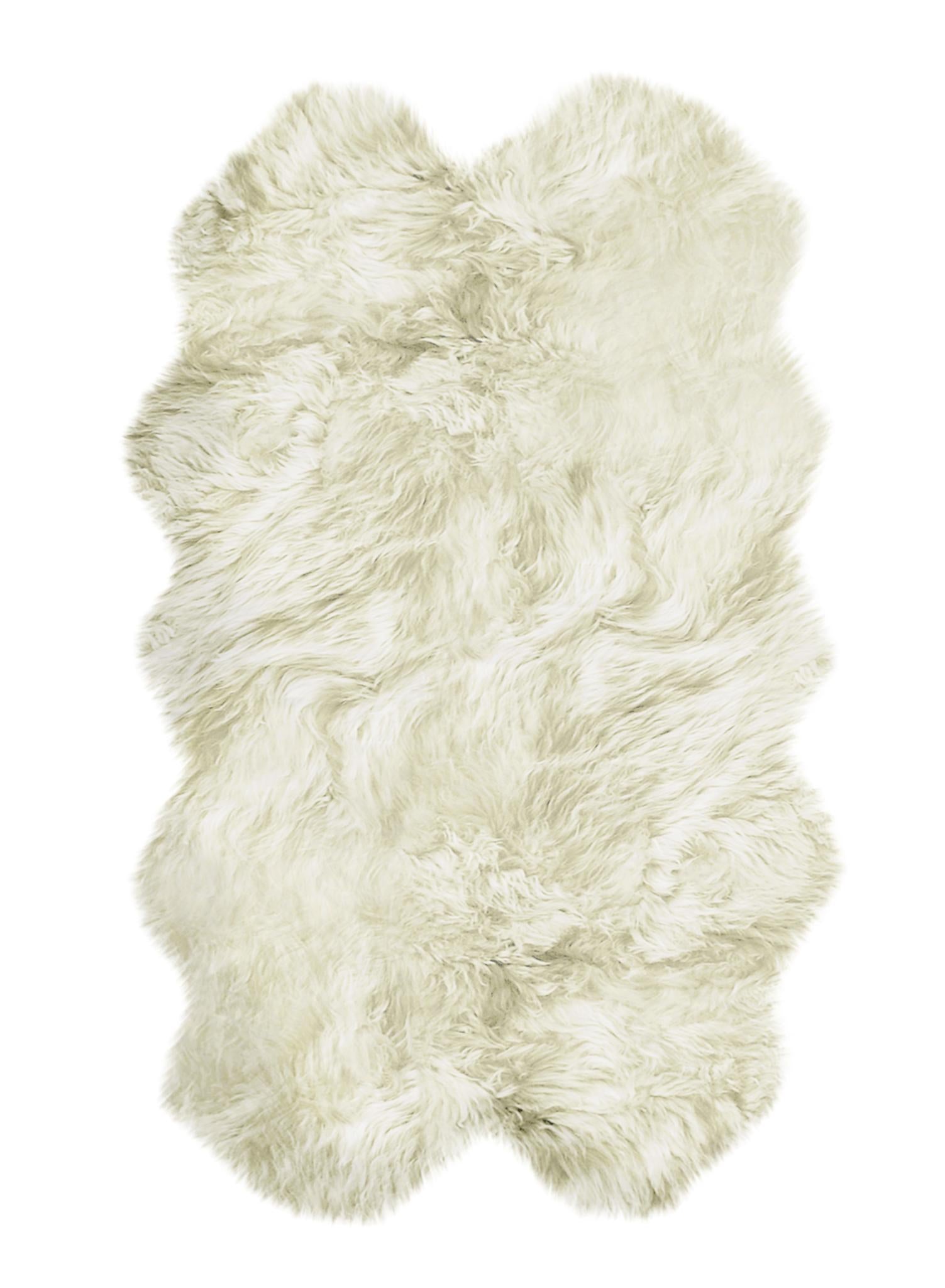 Natural Genuine Sheepskin Handmade Area Rug