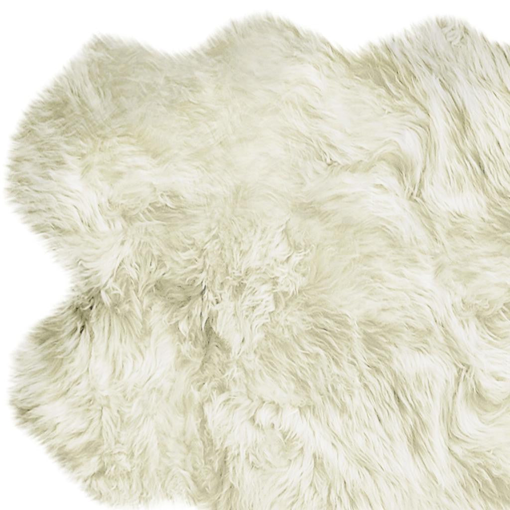 Natural Genuine Sheepskin Handmade Area Rug