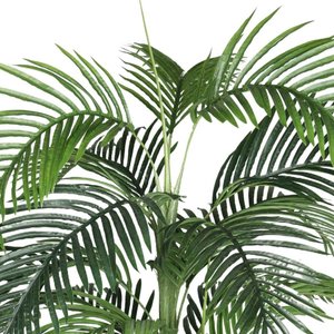 72" Artificial Tropical Palm Tree in Black Pot