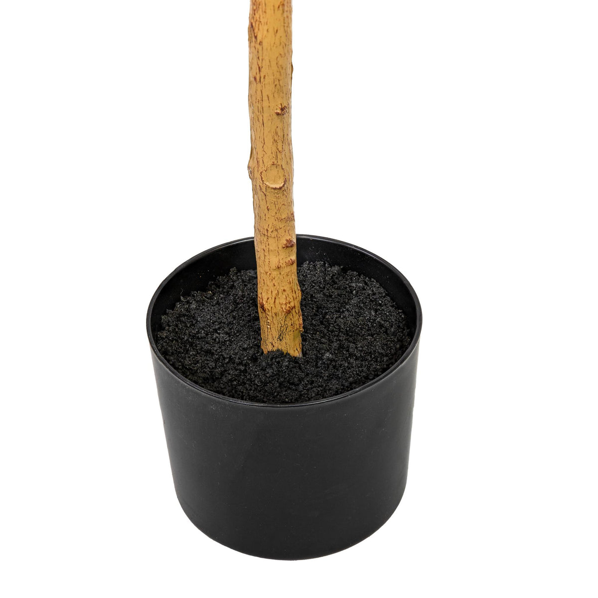Set of 2 72" Artificial Olive Trees in Black Pots